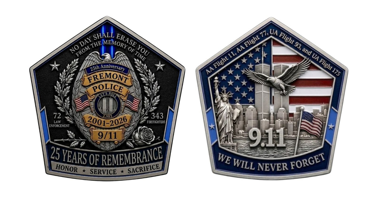 9/11 25th Anniversary Challenge Coin