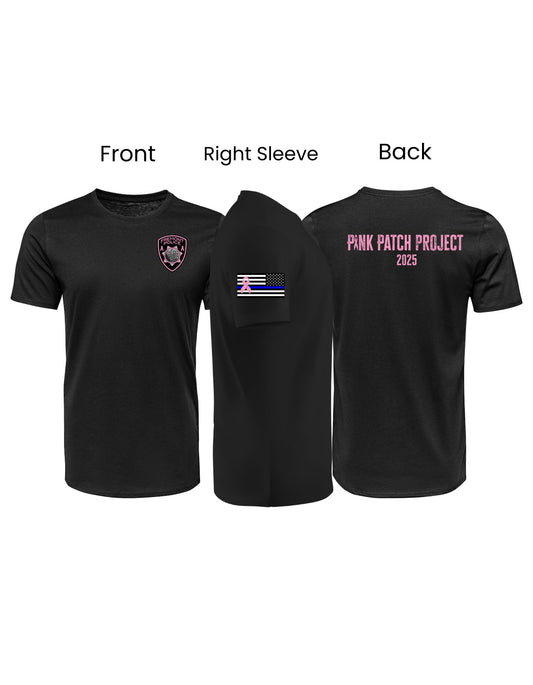 2025 Pink Patch Short Sleeve T Shirt